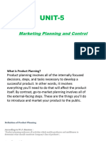 UNIT-5 Marketing Planning and Control
