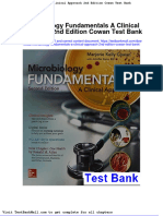 Microbiology Fundamentals A Clinical Approach 2nd Edition Cowan Test Bank