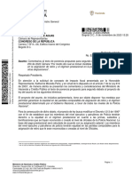 Carta 2 Debate PL 250-22C Equidad Policia Nacional VG