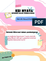 Aksi Nyata Diferensi Pembelajaran