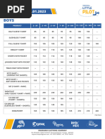 Little Pilot Price List