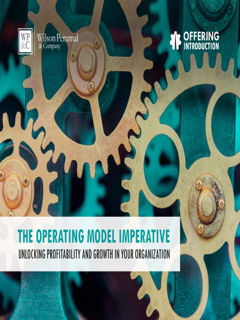WP&C - Operating Model Offering Introduction | PDF | Strategic ...