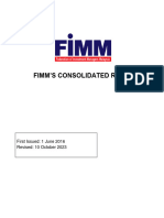 FIMMs Consolidated Rules Dated 10 October 2023 v2