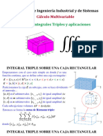 Semana 10. Integrales Triples y Aplicaciones