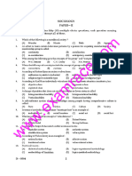 NTA UGC NET Sociology Paper 2 December 2004