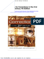 Test Bank For Corrections in The 21st Century 7th Edition