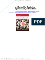 Solution Manual For Exploring Marketing Research 11th Edition