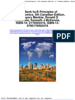 Test Bank For Principles of Microeconomics 5th Canadian Edition N Gregory Mankiw Ronald D Kneebone Kenneth J Mckenzie Isbn 10 0176502416 Isbn 13 9780176502416