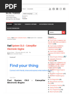 Fuel System C6.6 - Caterpillar Electronic Engine