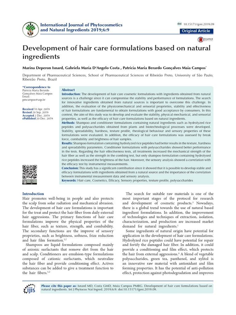 Hair Conditioner 3 | PDF | Shampoo | Rheology