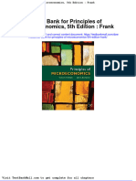 Test Bank For Principles of Microeconomics 5th Edition Frank
