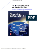 Solution Manual For Financial Accounting 10th by Libby