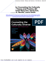 Test Bank For Counseling The Culturally Diverse Theory and Practice 8th Edition Derald Wing Sue David Sue Helen A Neville Laura Smith