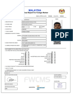 Malaysia: Medical Report For Foreign Worker