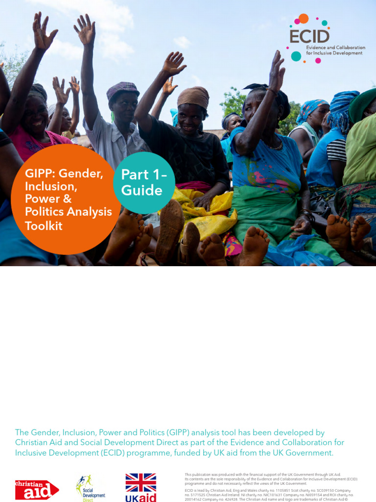 GIPP Toolkit: Gender & Inclusion Guide | PDF | Power (Social And ...