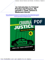 Test Bank For Introduction To Criminal Justice Practice and Process 4th Edition Kenneth J Peak Tamara D Madensen Herold