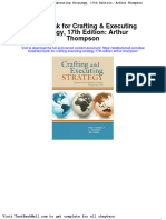 Test Bank For Crafting Executing Strategy 17th Edition Arthur Thompson