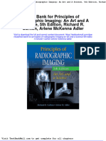 Test Bank For Principles of Radiographic Imaging An Art and A Science 5th Edition Richard R Carlton Arlene Mckenna Adler