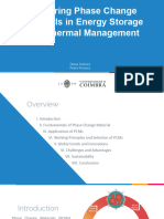 Exploring Phase Change Materials in Energy Storage and Thermal Management