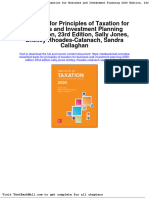 Test Bank For Principles of Taxation For Business and Investment Planning 2020 Edition 23rd Edition Sally Jones Shelley Rhoades Catanach Sandra Callaghan