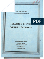 USSBS Report 47, Japanese Motor Vehicle Industry