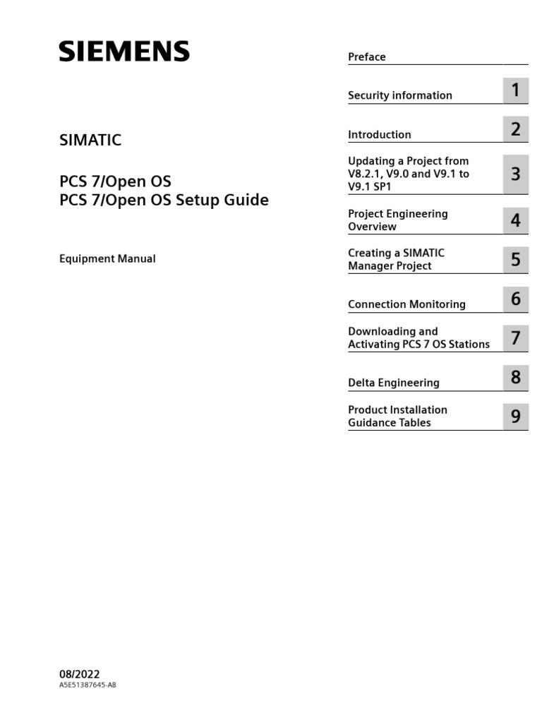 PCS7 Open OS Setup Guide en | PDF | Installation (Computer Programs ...