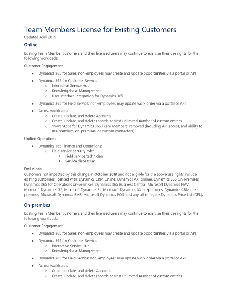Team Members (Old) Existing Customers | PDF | Software Companies Of The ...