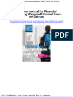 Solution Manual For Financial Accounting Weygandt Kimmel Kieso 9th Edition