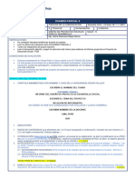 Indicaciones, Condiciones y Estructura Del Examen Parcial