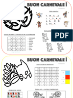 Tovagliette Carnevale Da Compilare