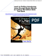 Novel Approach To Politics Introducing Political Science Through Books Movies and Popular Culture 5th Edition Belle Test Bank