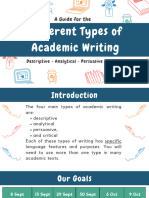 AW-Types of Academic Writing