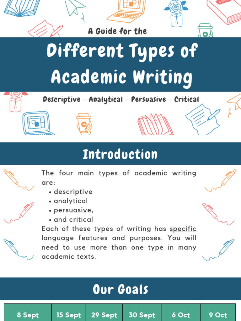 Types Of Academic Writing Pdf