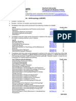 Durham University Postgraduate Modules Online: List A: Credit Value