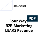 Four Ways B2B Marketing LEAKS Revenue 1677503547