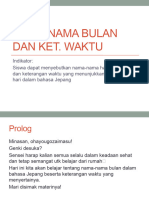 Nama-Nama Bulan GATSU