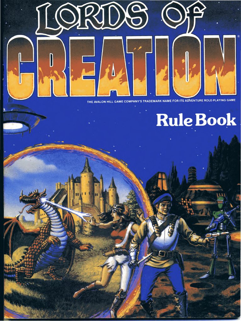 Avalon Hill Lords of Creation Core Rules Part 01
