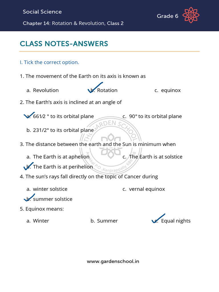 AK CN Grade+6 Social+Science Chapter+14 Class+2 | PDF | Night | Apsis
