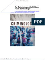 Test Bank For Criminology 4th Edition Frank Schmalleger