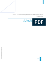 Soluciones - Test - Tutela Jurisdiccional y Resolución Extrajudicial de Conflictos