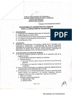 PAV IGMB Inspección de Transporte