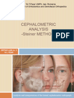 LP 3 Cephalometric Steiner Analysis