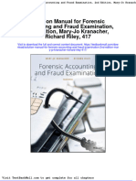 Solution Manual For Forensic Accounting and Fraud Examination 2nd Edition Mary Jo Kranacher Richard Riley 417