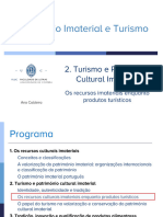 6 Recursos Culturais Imateriais Enquanto Produtos Turísticos - UC 2022 - 23