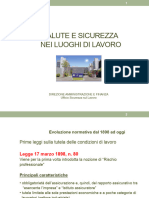 Salute e Sicurezza Nei Luoghi Di Lavoro