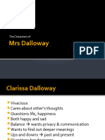 4 - Mrs Dalloway Characters