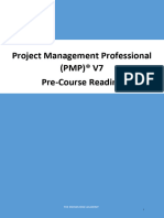 Pre Course Reading - PMP v7