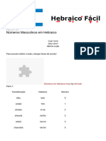 Hebraico Fácil - Números Masculinos em Hebraico