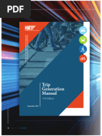 Trip Generation Manual | PDF | Transport