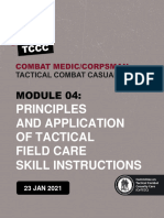 4 - Principles and Application of Tactical Field Care (TFC)